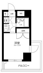 シャロン志村坂上セカンドステージ 1Kの間取図画像