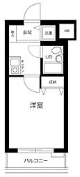 プラネット市ヶ谷 1Kの間取図画像