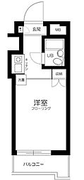 トップ成城学園第2 ワンルームの間取図画像