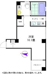 マリオン門前仲町 ワンルームの間取図画像