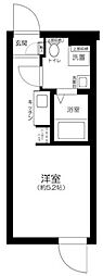 荒川区荒川5丁目マンション ワンルームの間取図画像