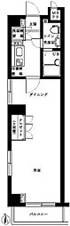 ルーブル代田橋 1Kの間取図画像