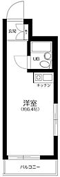 ダイアパレス亀戸 ワンルームの間取図画像