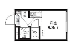 QUQURI高円寺 ワンルームの間取図画像