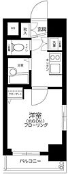 ベルファース渋谷 1Kの間取図画像