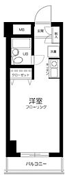 サンセール神楽坂 ワンルームの間取図画像