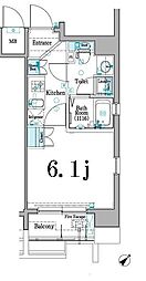 アクサス巣鴨Sta. 1Kの間取図画像