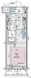 メインステージ板橋蓮根2 1Kの間取図画像