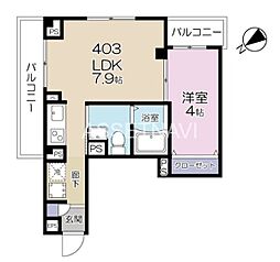グレースマルニ3練馬北町 1LDKの間取図画像