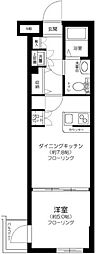 アクアトウキョウノースシティ 1DKの間取図画像
