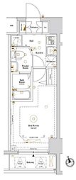 AXAS池袋本町 1Kの間取図画像