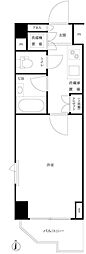 ルーブル西早稲田弐番館 1Kの間取図画像