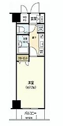 ヴェルト新宿 1Kの間取図画像