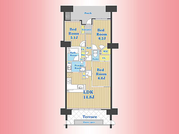 間取りを拡大表示