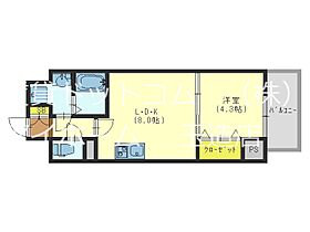 大阪府大阪市生野区新今里２丁目（賃貸マンション1LDK・5階・32.41㎡） その2