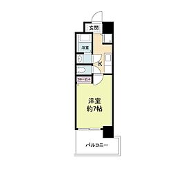 Osaka Metro長堀鶴見緑地線 松屋町駅 徒歩3分の賃貸マンション 10階1Kの間取り