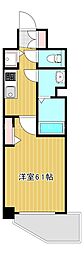 ファステート玉造駅前ダミュウ 1Kの間取図画像