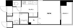パークヒルズ玉造カルミア 1Kの間取図画像