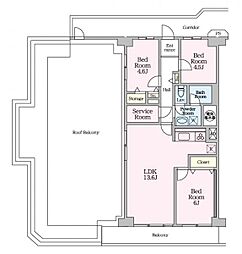 間取図画像 3SLDK