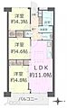 中銀城北パークマンシオン6階3,390万円