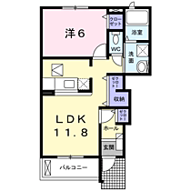 パルメゾン千曲 105 ｜ 長野県千曲市大字寂蒔131-1（賃貸アパート1LDK・1階・42.80㎡） その2