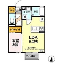 village丹波島 201 ｜ 長野県長野市丹波島１丁目（賃貸アパート1LDK・2階・32.37㎡） その1