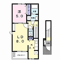 ジェルメ　II 201 ｜ 長野県長野市青木島町綱島449-1（賃貸アパート1LDK・2階・42.47㎡） その2