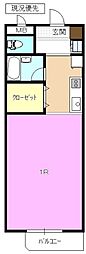 サンマルコ篠ノ井 ワンルームの間取図画像