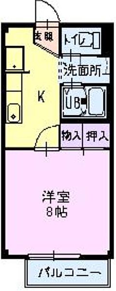 サープラスクレアＨ＆Ｋ ｜長野県長野市大字屋島(賃貸アパート1K・1階・28.10㎡)の写真 その2