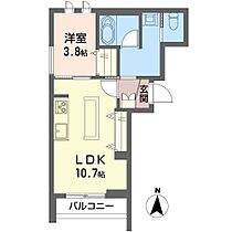 シャーメゾン　こまち  ｜ 長野県長野市吉田３丁目（賃貸マンション1LDK・3階・38.95㎡） その2