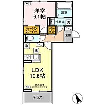 トリシア南俣　ウエスト 103 ｜ 長野県長野市大字稲葉（賃貸アパート1LDK・1階・42.93㎡） その2