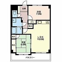 メゾンドール吉栄  ｜ 長野県長野市吉田３丁目（賃貸マンション2LDK・5階・65.52㎡） その2