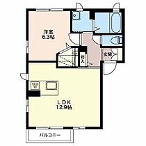 オーデパール  ｜ 長野県長野市大字徳間（賃貸アパート1LDK・1階・46.01㎡） その2