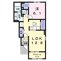 ハピネス・ＦIII 105 ｜ 長野県中野市大字新井452-2（賃貸アパート1LDK・1階・50.09㎡） その2