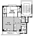 ビレッジハウス小山2号棟4階4.2万円