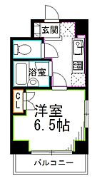 JR総武線 阿佐ケ谷駅 徒歩13分の賃貸マンション 5階1Kの間取り