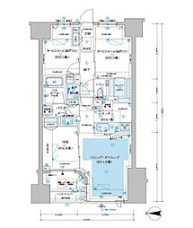 東京メトロ丸ノ内線 方南町駅 徒歩3分の賃貸マンション 11階2SLDKの間取り