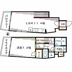物件の間取り