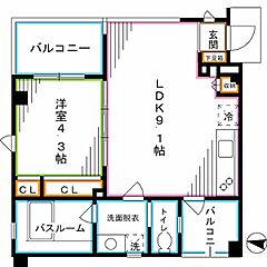 物件の間取り