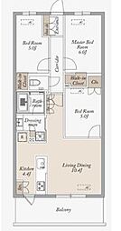 KDXレジデンス武蔵境II 1階3LDKの間取り