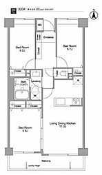 コンフォリア西荻北 5階3LDKの間取り