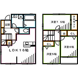 メゾンヴィーニュ 3LDKの間取図画像
