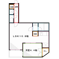 ビバリーホームズ吉祥寺 1LDKの間取図画像