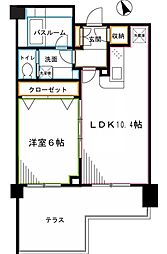 プレミアコンフォート西荻窪 1LDKの間取図画像