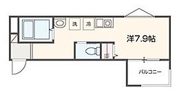 メルラス吉祥寺 ワンルームの間取図画像