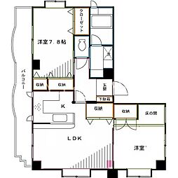 RE-EX吉祥寺 2LDKの間取図画像