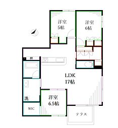 Forest Villa Nishi-Ogikubo 3LDKの間取図画像