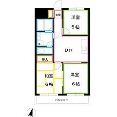 物件の間取り