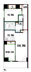 LumiCourtMITAKA 1SLDKの間取図画像