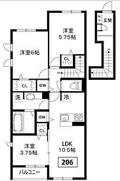 グランドステージ1 3LDKの間取図画像